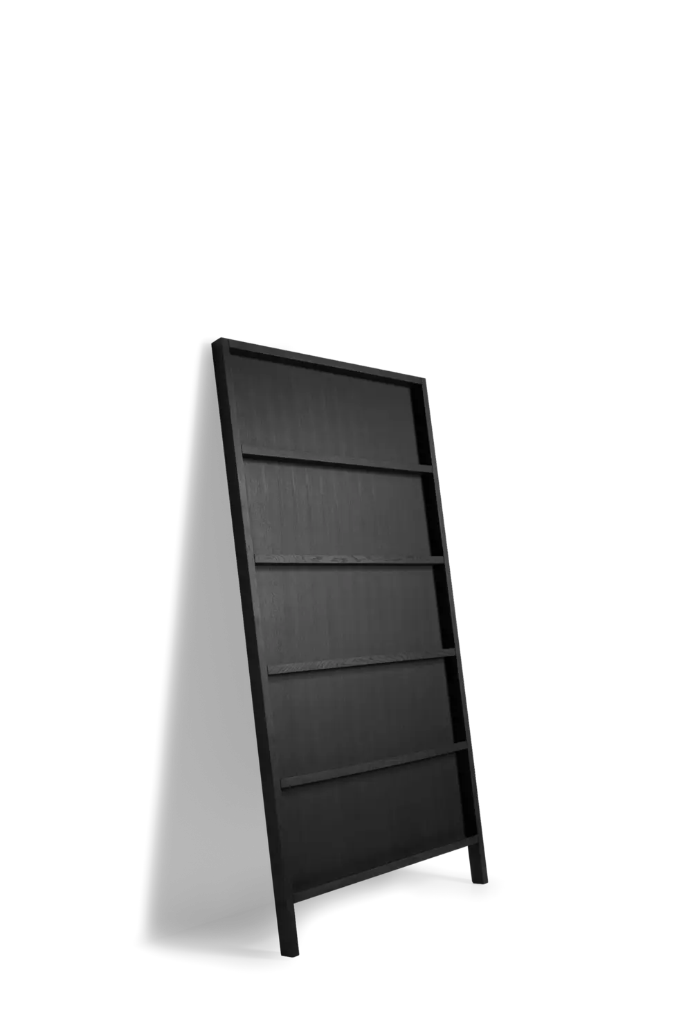 Oblique small black stained